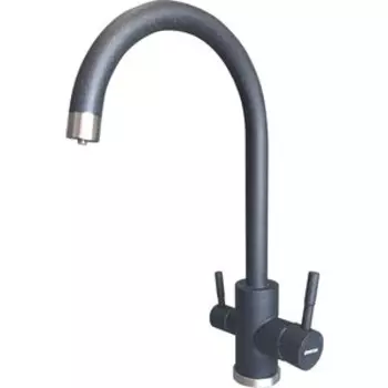 Смеситель для кухни Ewigstein 34235168 с подключением к фильтру, черный