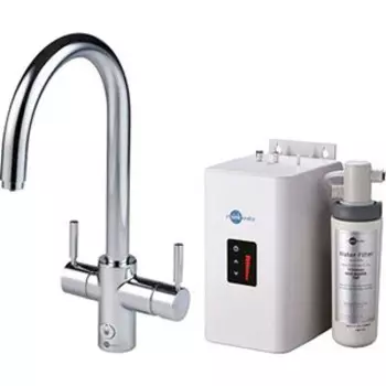 Смеситель для кухни InSinkErator AquaHot с системой мгновенного приготовления кипяченой воды, хром (F-4N1J-C)