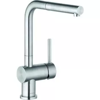 Смеситель для кухни Kludi L Steel сталь (45851F877)