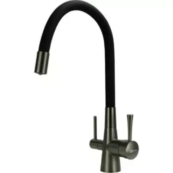 Смеситель для кухни Lemark Comfort под фильтр, графит (LM3075GM)
