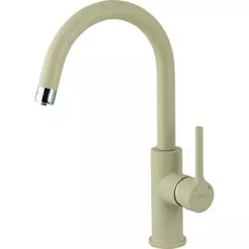 Смеситель для кухни Lemark Comfort с подключением к фильтру, бежевый (LM3073PBG)