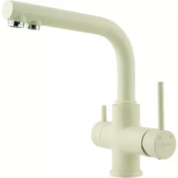 Смеситель для кухни Lemark Comfort с подключением к фильтру, шампань (LM3061PSH)