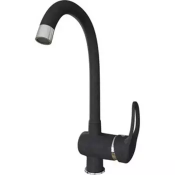 Смеситель для кухни Mixline ML-GS04 высокий, антрацит 343 (4660105233930)