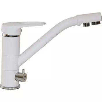 Смеситель для кухни Mixline ML-GS05 белый 331 (4620031444435)
