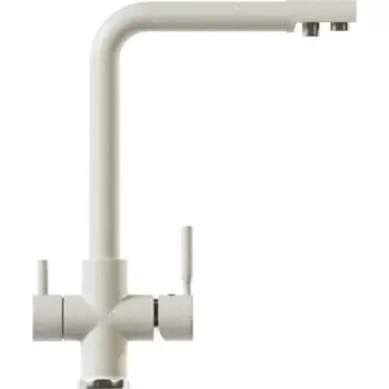 Смеситель для кухни Mixline ML-GS10 с подключением к фильтру, белый 331