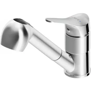 Смеситель для кухни Dorff Ultra с вытяжным изливом, хром (D5000000)