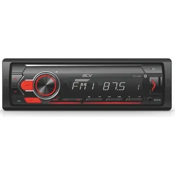 Автомагнитола ACV AVS-912BR (1din/красная/Bluetooth/USB/AUX/SD/FM/4*50)