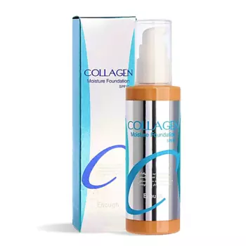ENOUGH Солнцезащитный тональный крем для лица матовый Collagen
