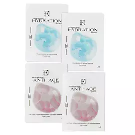 ENTREDERMA Набор масок для лица Hydration увлажняющая и Anti-Age питательная