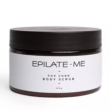 EPILATE ME Сахарный скраб для тела с маслами и натуральными экстрактами с ароматом Поп корн 300.0