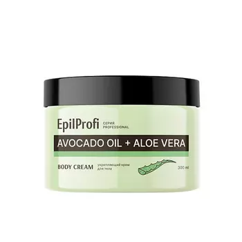 EPILPROFI Крем для тела укрепляющий с маслом авокадо и алоэ вера 300.0