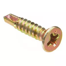 саморезы оконные с буром 3,9х25 (500 шт) желтые