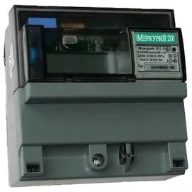Счетчик электрон. 1ф 5-50А 220В Меркурий-201.2