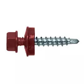 Саморез КР св. 4,8х51 RAL-3011 (тёмно-красный) (200 шт)