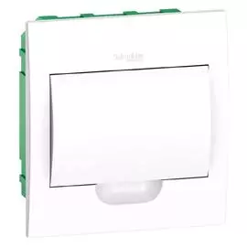 SE EASY 9 Корпус встраив. с белой дв. 1ряд/8мод, IP40,IK07,63А,2 клеммы