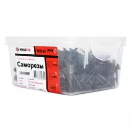 саморез сгм 3,5х32 усиленный (twn) (600 шт) - контейнер proffix