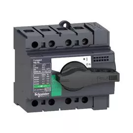 SE Interpact INS/INV Выключатель-разъединитель 3P 63А рукоятка спереди