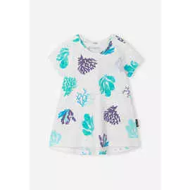 Платье из материала Jersey Suvinen Белое Reima