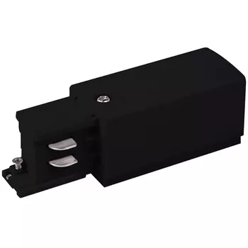 Ввод питания для трехфазного шинопровода левый черный Elektrostandard TRP-1-3-L-BK