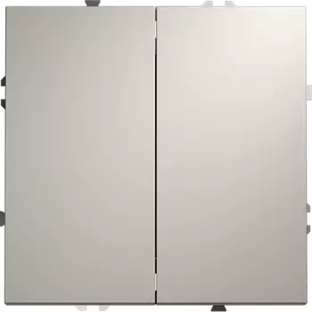 Выключатель двухклавишный (кашемир) Voltum S70 VLS020103