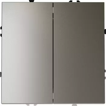 Выключатель двухклавишный (шелк) Voltum S70 VLS020104
