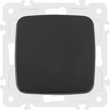 Выключатель одноклавишный Arte Milano am-205 205.30-1.black