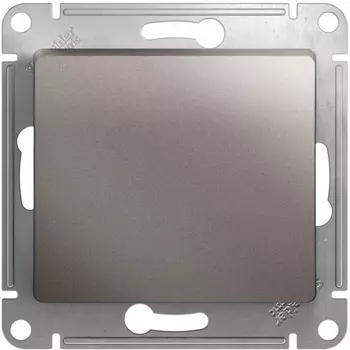 Выключатель одноклавишный (платина) Systeme Electric Glossa GSL001211