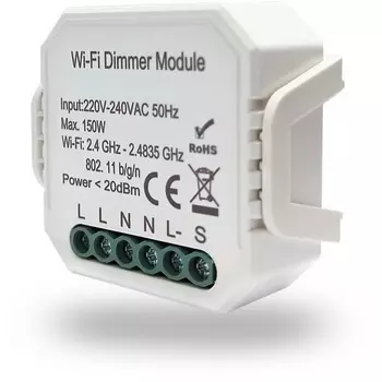 Wi-Fi реле диммируемое с голосовым управлением и управлением со смартфона RL1003-DM/1 Denkirs