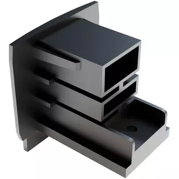 Заглушка торцевая Trinity черный, 1шт (трехфазный) Maytoni Technical TRA005EC-31B