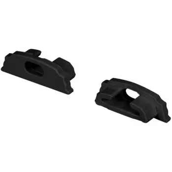 Заглушка ARH-BENT-W18 BLACK с отверстием (Arlight, Пластик) 039589 (10 шт.)