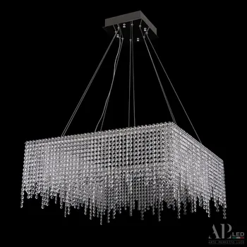 Подвесная люстра хрусталь светодиодная APL LED Sicilia SH04.71.B.Ni.4000