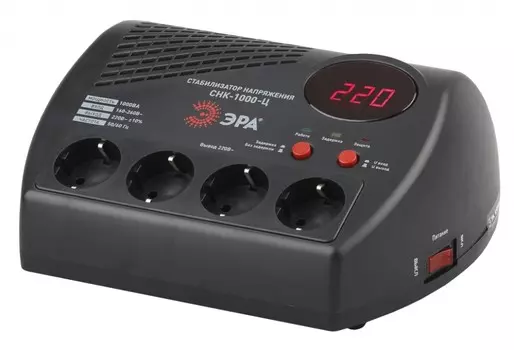 Стабилизатор напряжения ЭРА СНК-1000-Ц Б0031072