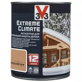 антисептик акриловый extreme climate v33 французский беж 0,9л