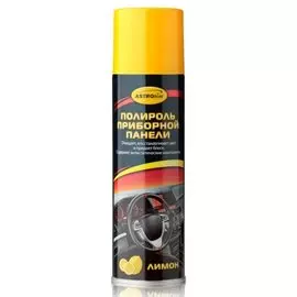 автополироль торпеды 335гр., аэрозоль, лимон, астрохим ас-2335