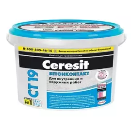 бетон-контакт ceresit ст 19 3кг