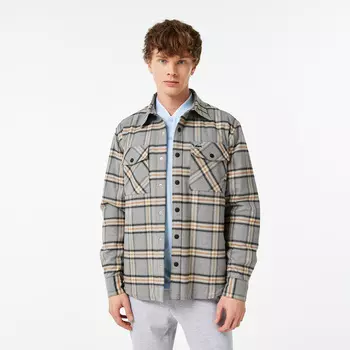 Мужская фланелевая куртка Lacoste