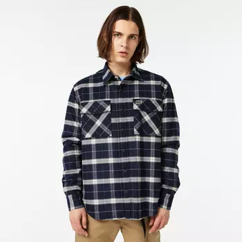 Мужская фланелевая куртка Lacoste