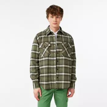 Мужская фланелевая куртка Lacoste