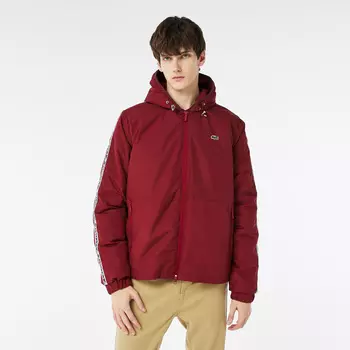 Мужская влагоотталкивающая куртка Lacoste с капюшоном
