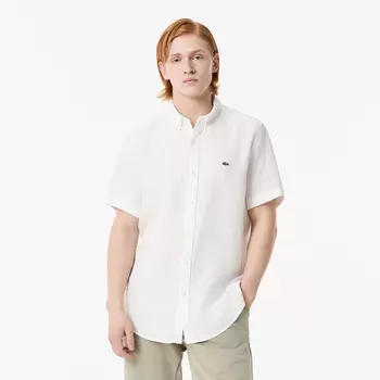 Мужская льнаная рубашка Lacoste