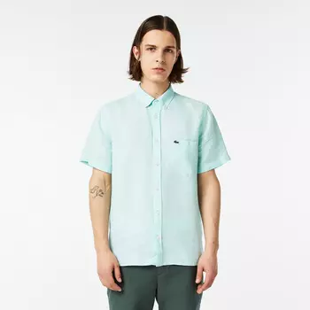 Мужская льняная рубашка Lacoste