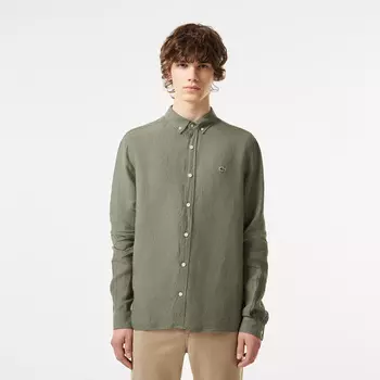Мужская льняная рубашка Lacoste