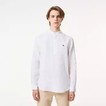 Мужская льняная рубашка Lacoste