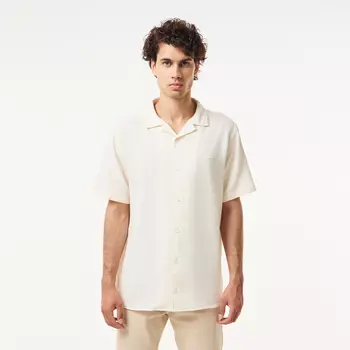 Мужская хлопковая рубашка Lacoste Loose Fit