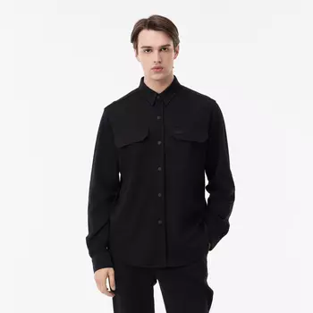 Мужская рубашка Lacoste на кнопках с большими нагрудными карманами