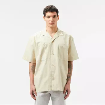 Мужская рубашка Lacoste из смеси хлопка и льна