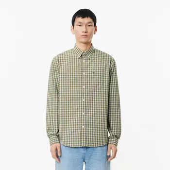 Мужская рубашка Lacoste Regular Fit в клетку