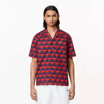 Мужская рубашка Lacoste с коротким рукавом