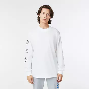 Мужская футболка Lacoste Regular Fit с длинным рукавом