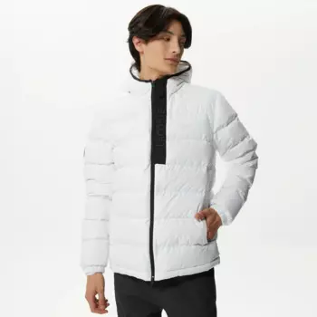 Мужская стёганая куртка Lacoste с капюшоном